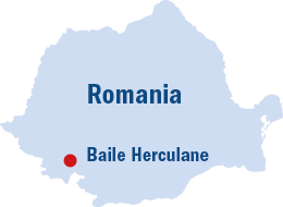 [Translate to Deutsch:] Location of Baile Herculane in Romania