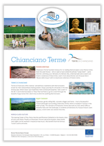 Package Flyer Chianciano Terme, Italy