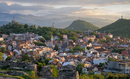 City view of Plovdiv near Hisarya