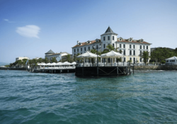 Thermae Sylla Spa & Wellness Hotel in Aidipsos view from the sea