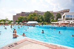 Exterior view of Spa Hotel Hissar in Hisarya, Bulgaria